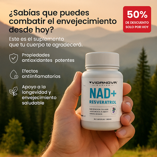 NAD+ RESVERATROL Anti-age™  500MG 60 CAPS